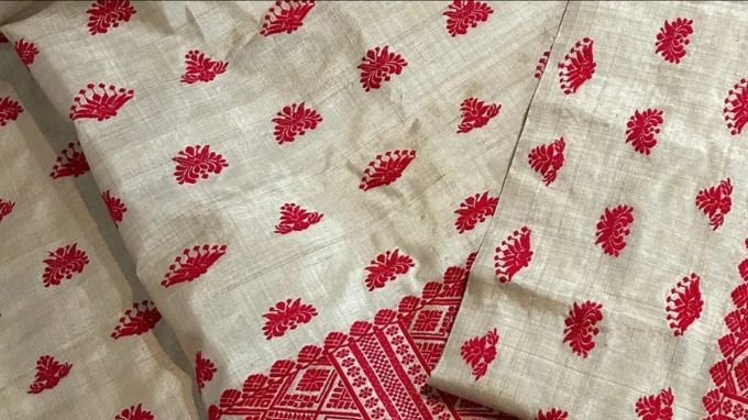 Muga: Assam Silk Saree