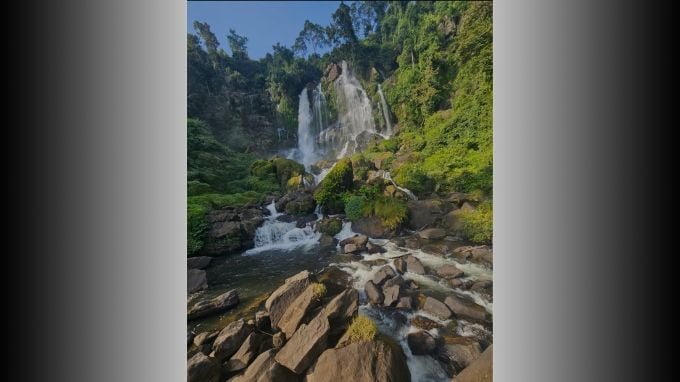 Bhelughat Waterfall of Karbi Anglong