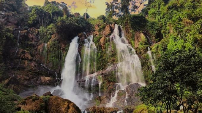 Bhelughat Waterfall of Karbi Anglong